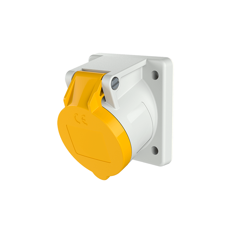 Mennekes 858 ,Priza modulara CEE pentru montajul in carcase sau canale , 16A 3 poli 4h 110V , IP44