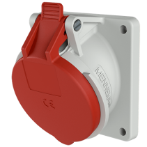 Mennekes 960 ,Priza modulara CEE pentru montajul in carcase sau canale CEEplus , 16A 5 poli +Z , 6h 400V , IP44