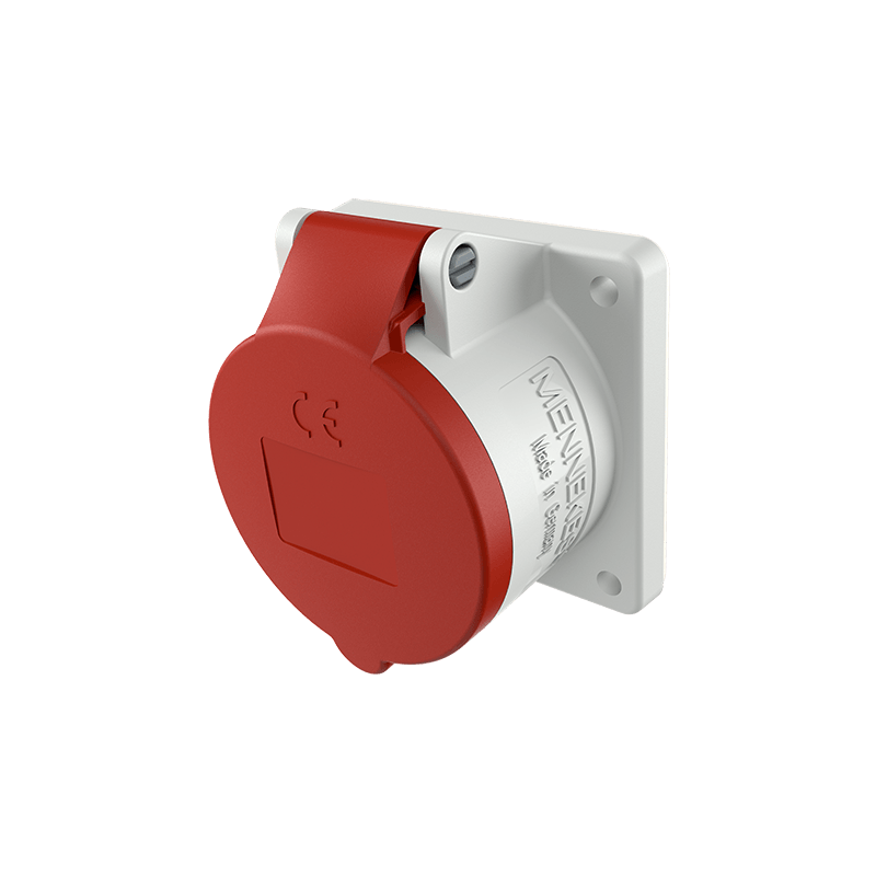 Mennekes 961 ,Priza modulara CEE pentru montajul in carcase sau canale CEEplus , 16A 5 poli +Z , 6h 400V , IP44
