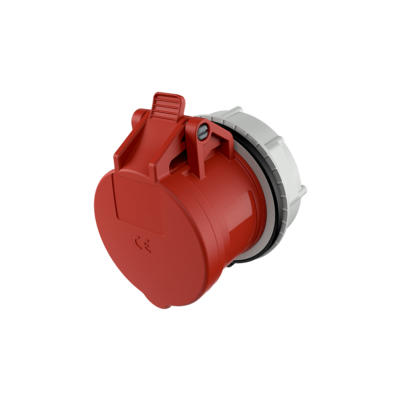 Mennekes 985 ,Priza modulara CEE pentru montajul in carcase sau canale Rapido , 16A 5 poli 6h 400V , IP44