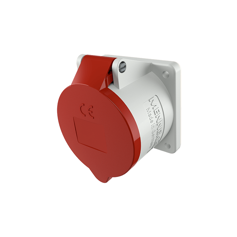 Mennekes 1276 ,Priza modulara CEE pentru montajul in carcase sau canale TA , 32A 5 poli 6h 400V , IP44