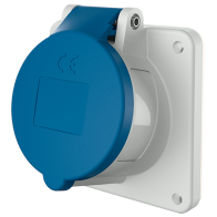 Mennekes 1281 ,Priza modulara CEE pentru montajul in carcase sau canale , 16A 4 poli 9h 230V , IP44