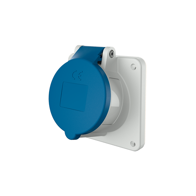 Mennekes 1281 ,Priza modulara CEE pentru montajul in carcase sau canale , 16A 4 poli 9h 230V , IP44