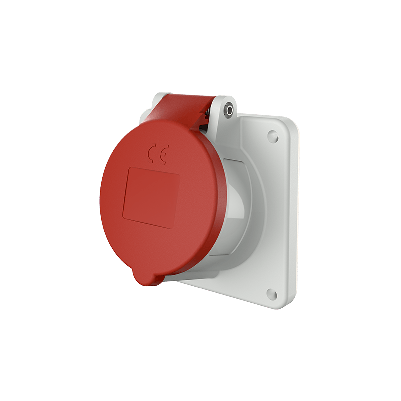 Mennekes 1282 ,Priza modulara CEE pentru montajul in carcase sau canale , 16A 4 poli 6h 400V , IP44