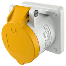 Mennekes 1337 ,Priza modulara CEE pentru montajul in carcase sau canale TwinCONTACT , 16A 3 poli 4h 110V , IP44