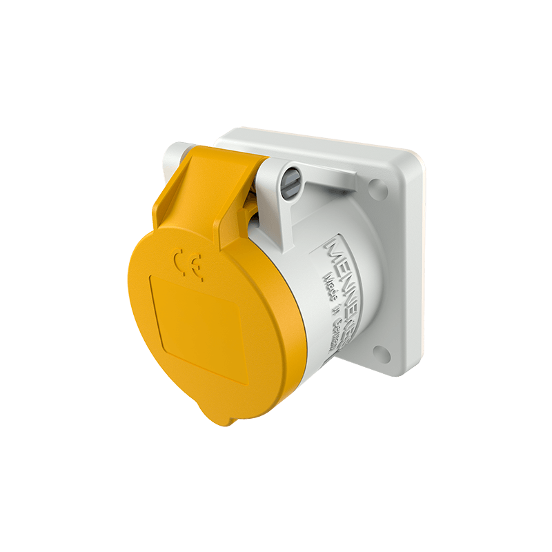 Mennekes 1337 ,Priza modulara CEE pentru montajul in carcase sau canale TwinCONTACT , 16A 3 poli 4h 110V , IP44