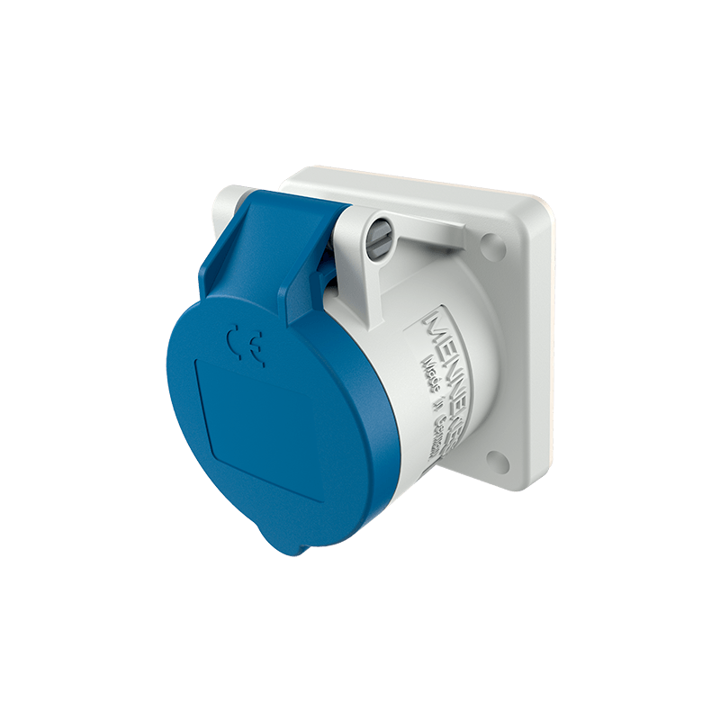Mennekes 1350 ,Priza modulara CEE pentru montajul in carcase sau canale TwinCONTACT , 16A 3 poli 6h 230V , IP44