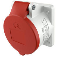 Mennekes 1353 ,Priza modulara CEE pentru montajul in carcase sau canale TwinCONTACT , 16A 4 poli 6h 400V , IP44