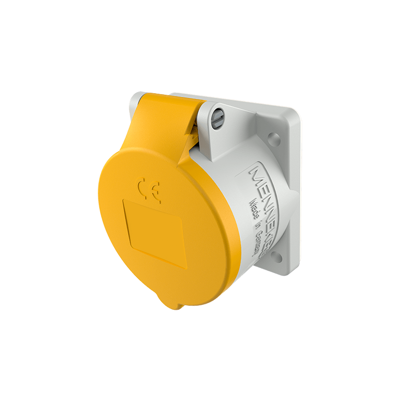 Mennekes 1362 ,Priza modulara CEE pentru montajul in carcase sau canale , 16A 3 poli 4h 110V , IP44