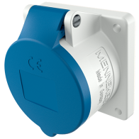 Mennekes 1366 ,Priza modulara CEE pentru montajul in carcase sau canale , 16A 3 poli 6h 230V , IP44