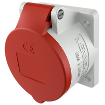 Mennekes 1383 ,Priza modulara CEE pentru montajul in carcase sau canale , 16A 5 poli , 6h , 400V , IP44
