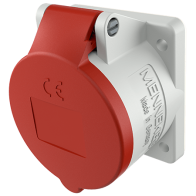 Mennekes 1383 ,Priza modulara CEE pentru montajul in carcase sau canale , 16A 5 poli , 6h , 400V , IP44