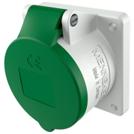 Mennekes 1393 ,Priza modulara CEE pentru montajul in carcase sau canale , 16A 4 poli 2h- 50-500V , IP44