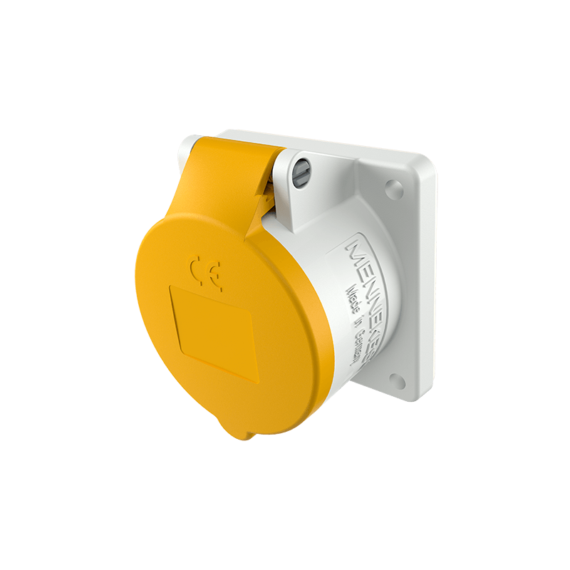 Mennekes 1394 ,Priza modulara CEE pentru montajul in carcase sau canale , 32A 3 poli 4h 110V , IP44