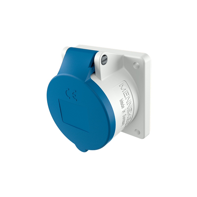 Mennekes 1398 ,Priza modulara CEE pentru montajul in carcase sau canale , 32A 4 poli 9h 230V , IP44