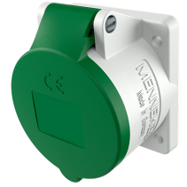 Mennekes 1404 ,Priza modulara CEE pentru montajul in carcase sau canale , 16A 4 poli 10h- 50-500V , IP44