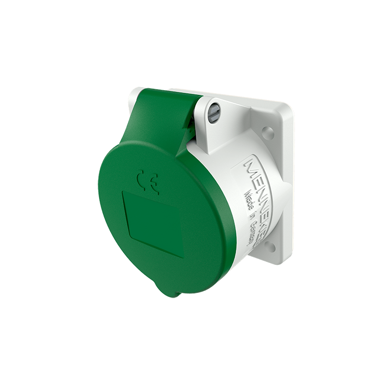 Mennekes 1404 ,Priza modulara CEE pentru montajul in carcase sau canale , 16A 4 poli 10h- 50-500V , IP44