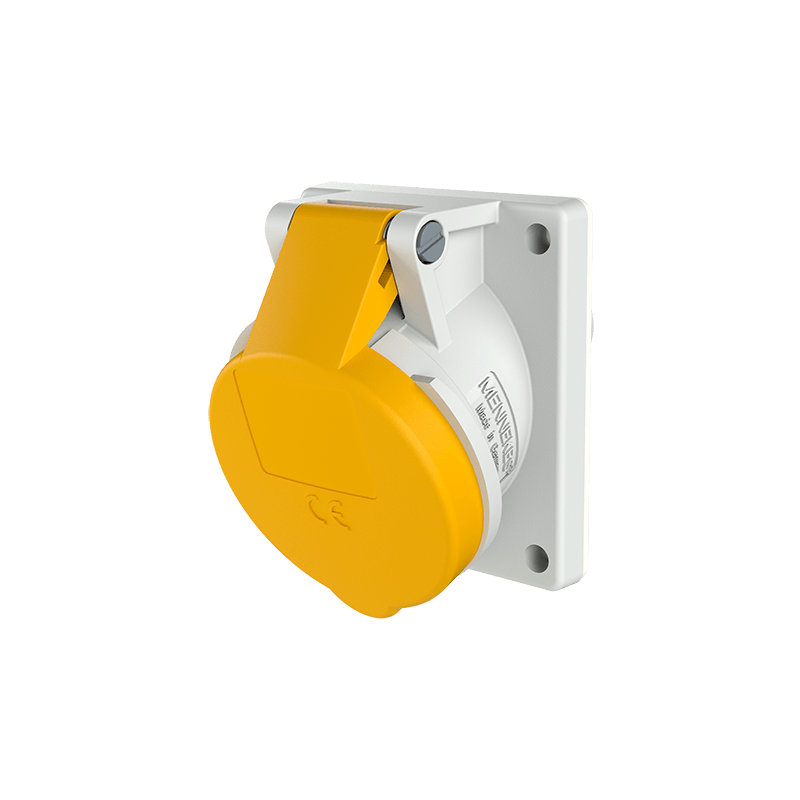Mennekes 1462 ,Priza modulara CEE pentru montajul in carcase sau canale , 16A 3 poli 4h 110V , IP44