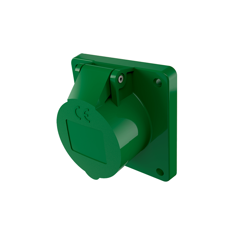 Mennekes 1579 ,Priza modulara CEE pentru montajul in carcase sau canale , 32A 3 poli 4h , tensiune foarte joasă , IP44