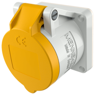 Mennekes 1618 ,Priza modulara CEE pentru montajul in carcase sau canale TwinCONTACT , 16A 3 poli 4h 110V , IP44