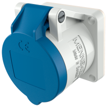 Mennekes 1619 ,Priza modulara CEE pentru montajul in carcase sau canale TwinCONTACT , 16A 3 poli 6h 230V , IP44