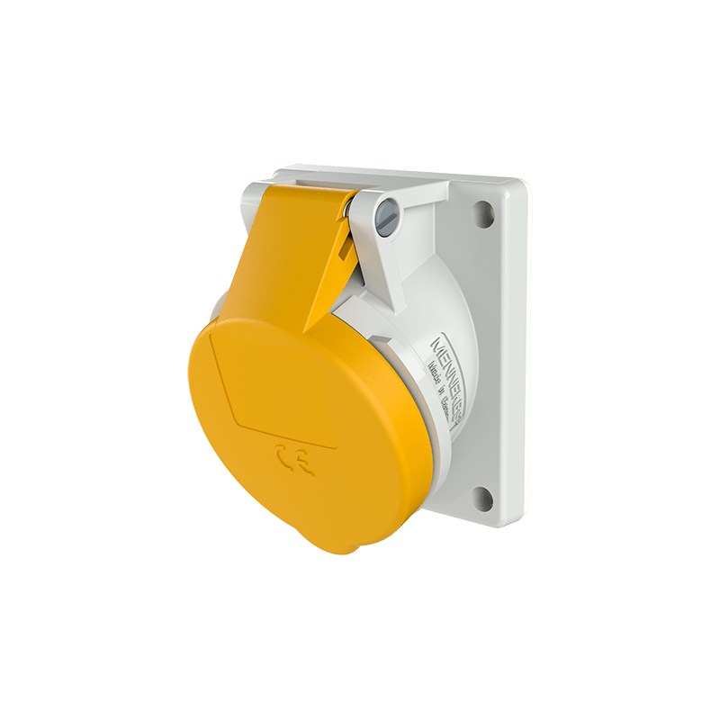 Mennekes 1631 ,Priza modulara CEE pentru montajul in carcase sau canale TwinCONTACT , 16A 3 poli 4h 110V , IP44