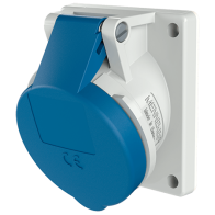 Mennekes 1632 ,Priza modulara CEE pentru montajul in carcase sau canale TwinCONTACT , 16A 3 poli 6h 230V , IP44