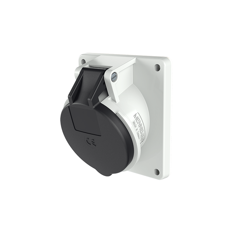 Mennekes 1639 ,Priza modulara CEE pentru montajul in carcase sau canale TwinCONTACT , 16A 4 poli 7h 500V , IP44