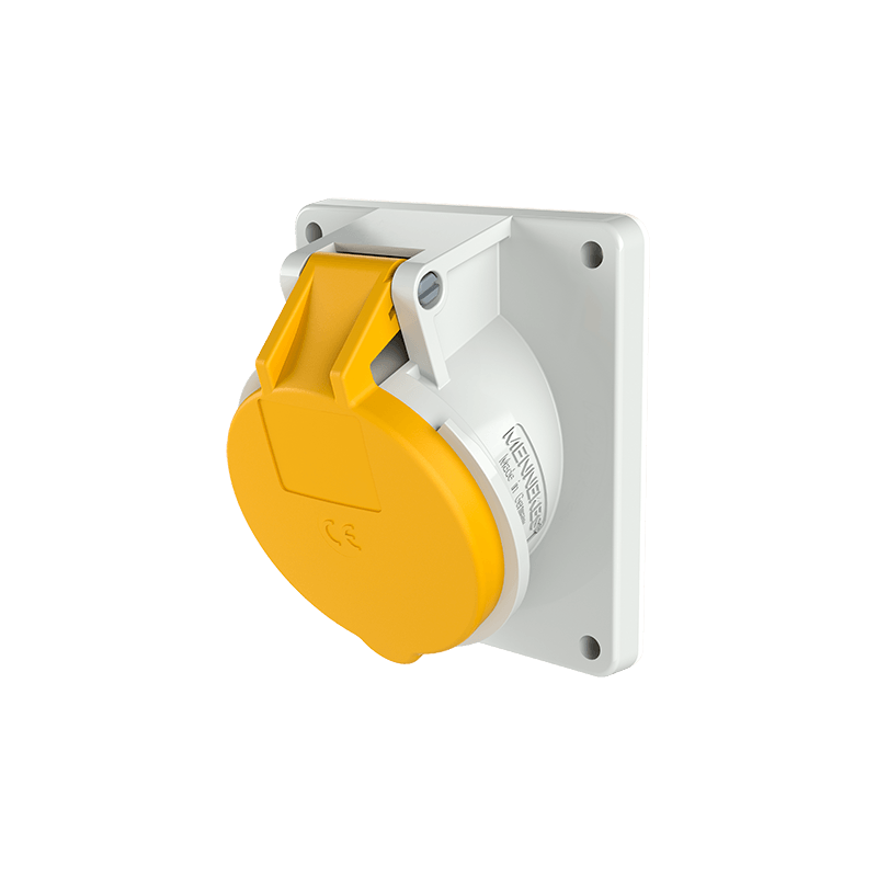 Mennekes 1642 ,Priza modulara CEE pentru montajul in carcase sau canale TwinCONTACT , 16A 5 poli 4h 110V , IP44