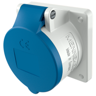 Mennekes 1668 ,Priza modulara CEE pentru montajul in carcase sau canale TwinCONTACT 16A 3 poli 6h 230V , IP44