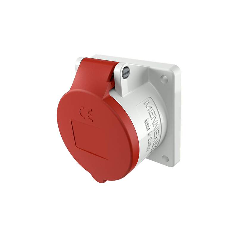 Mennekes 1669 ,Priza modulara CEE pentru montajul in carcase sau canale TwinCONTACT 16A 3 poli 9h 400V , IP44