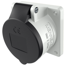 Mennekes 1798 ,Priza modulara CEE pentru montajul in carcase sau canale TwinCONTACT 32A 5 poli 7h 500V , IP44