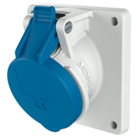 Mennekes 3036 ,Priza modulara CEE pentru montajul in carcase sau canale schräg , 16A 3 poli 6h 230V , IP44
