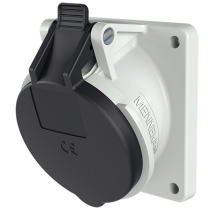 Mennekes 3049 ,Priza modulara CEE pentru montajul in carcase sau canale TwinCONTACT , 16A 4 poli 7h 500V , IP44