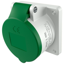 Mennekes 3055 ,Priza modulara CEE pentru montajul in carcase sau canale , 16A 3 poli 2h- 50-500V , IP44