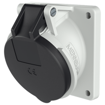 Mennekes 3114 ,Priza modulara CEE pentru montajul in carcase sau canale schräg , 32A 4 poli 7h 500V , IP44