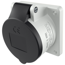 Mennekes 3183 ,Priza modulara CEE pentru montajul in carcase sau canale , 16A 4 poli 5h 600-690V , IP44