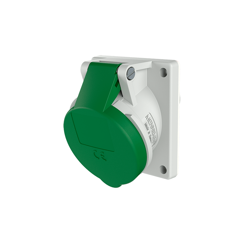 Mennekes 3187 ,Priza modulara CEE pentru montajul in carcase sau canale , 16A 3 poli 2h- 50-500V , IP44