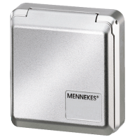 Mennekes 4901 ,Cepex-Priza modulara CEE pentru montajul in carcase sau canale SCHUKO 16A 2 poli 230V IP44