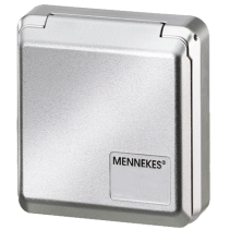 Mennekes 4904 ,Cepex-Priza modulara CEE pentru montajul in carcase sau canale SCHUKO 16A 2 poli 230V IP44