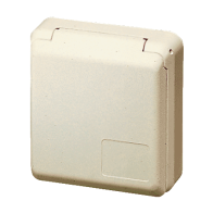 Mennekes 4971 ,Cepex-Priza modulara CEE pentru montajul in carcase sau canale SCHUKO 16A 2 poli +E 230V IP44
