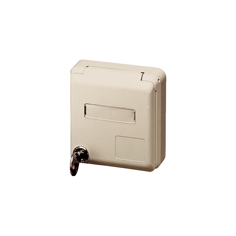 Mennekes 4977 ,Cepex-Priza modulara CEE pentru montajul in carcase sau canale SCHUKO 16A 2 poli +E 230V IP44