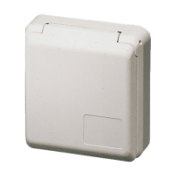 Mennekes 4979 ,Cepex-Priza modulara CEE pentru montajul in carcase sau canale SCHUKO 16A 2 poli +E 230V IP44