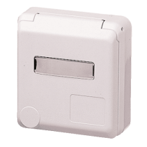 Mennekes 4980 ,Cepex-Priza modulara CEE pentru montajul in carcase sau canale SCHUKO 16A 2 poli +E 230V IP44