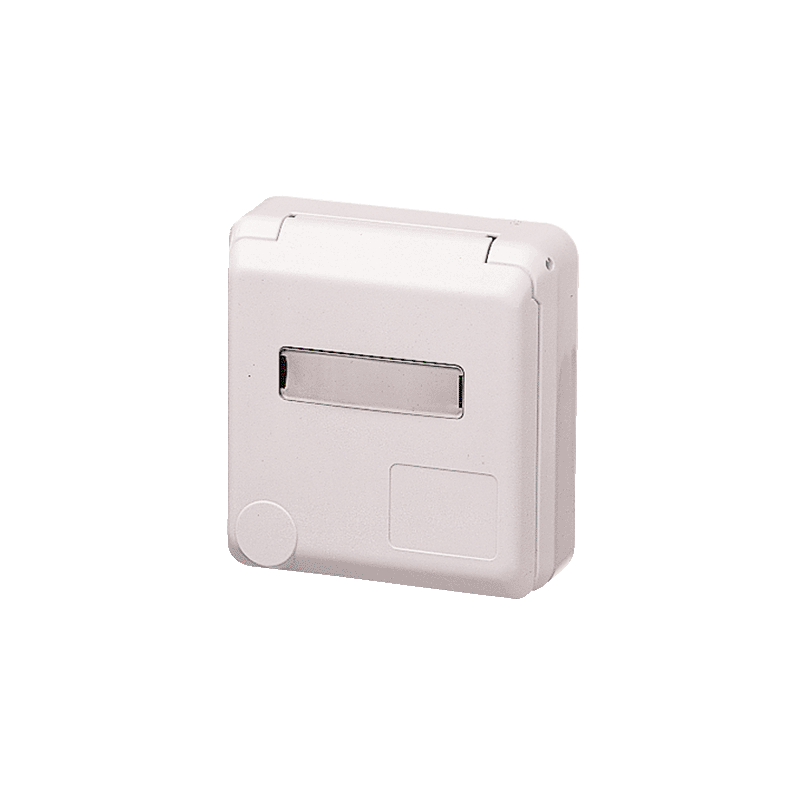 Mennekes 4980 ,Cepex-Priza modulara CEE pentru montajul in carcase sau canale SCHUKO 16A 2 poli +E 230V IP44