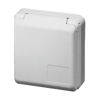 Mennekes 4982 ,Cepex-Priza modulara CEE pentru montajul in carcase sau canale SCHUKO 16A 2 poli +E 230V IP44
