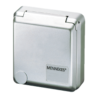 Mennekes 4984 ,Cepex-Priza modulara CEE pentru montajul in carcase sau canale SCHUKO 16A 2 poli +E 230V IP44