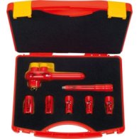 Set clichete, sortiment 1/4", 7 bucati, 1000 V