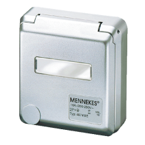 Mennekes 4974ME ,Cepex-Priza modulara CEE pentru montajul in carcase sau canale SCHUKO 16A 2 poli +E 230V IP44