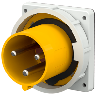 Mennekes 835 ,Stecher montaj pe perete fix , 63A 3 poli 4h 110V , IP67